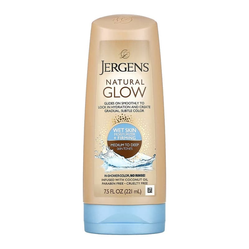 Natural Glow, Wet Skin Moisturizer + Firming, Medium to Deep Skin Tones