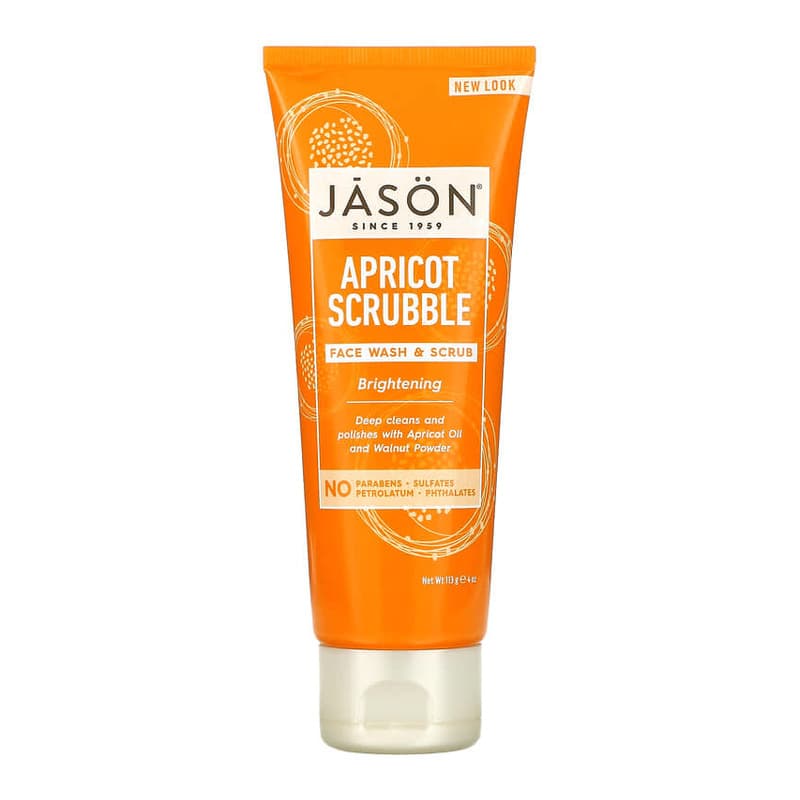 Brightening Apricot Scrubble, Facial Wash & Scrub