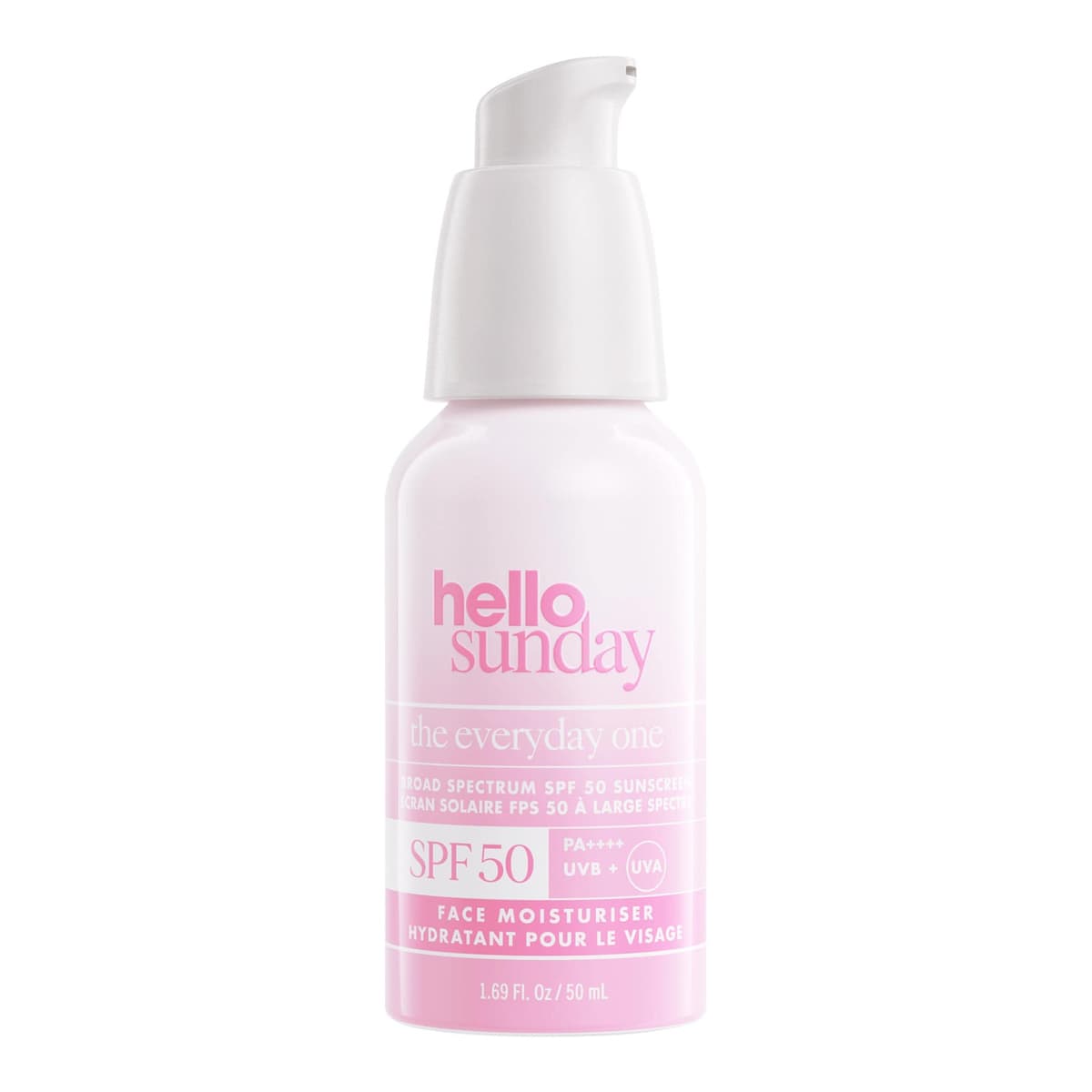 The Everyday One SPF 50 Face Sunscreen Moisturizer with Hyaluronic Acid