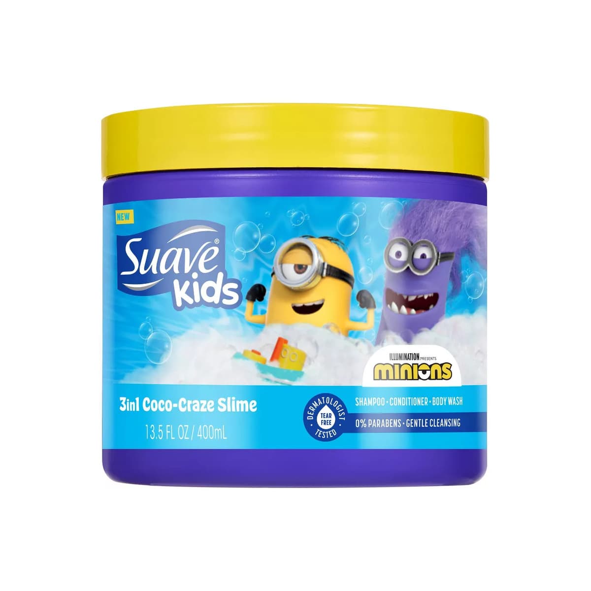 Kids' 3-in-1 Coco-Craze Slime Minions Shampoo and Conditioner