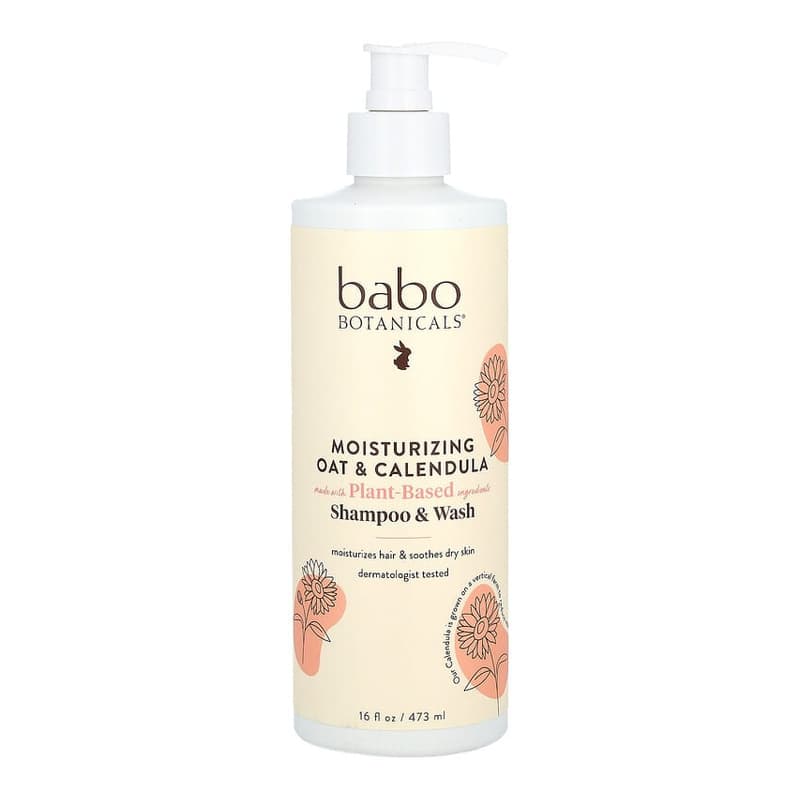Moisturizing Shampoo & Wash, Oat & Calendula