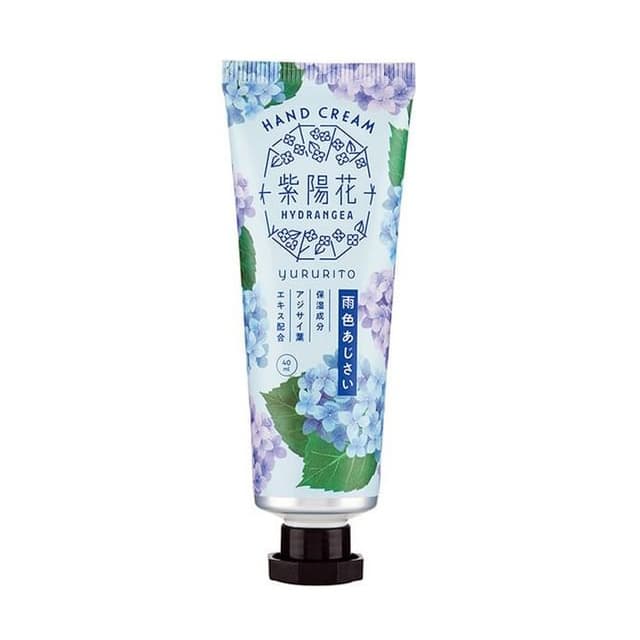 Yururito Hand Cream, Rain-colored Hydrangea