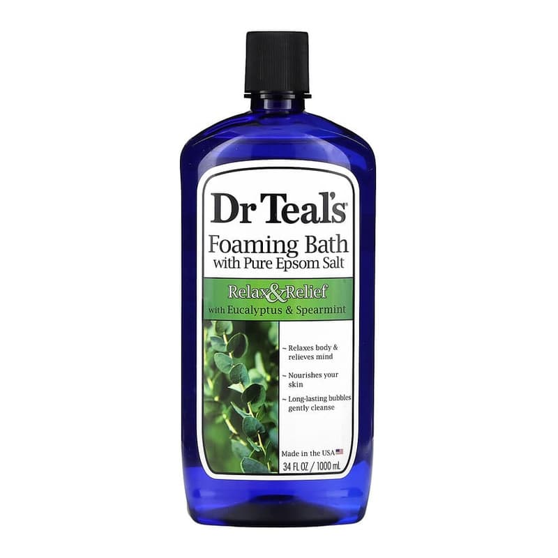 Foaming Bath With Pure Epsom Salt, With Eucalyptus & Spearmint