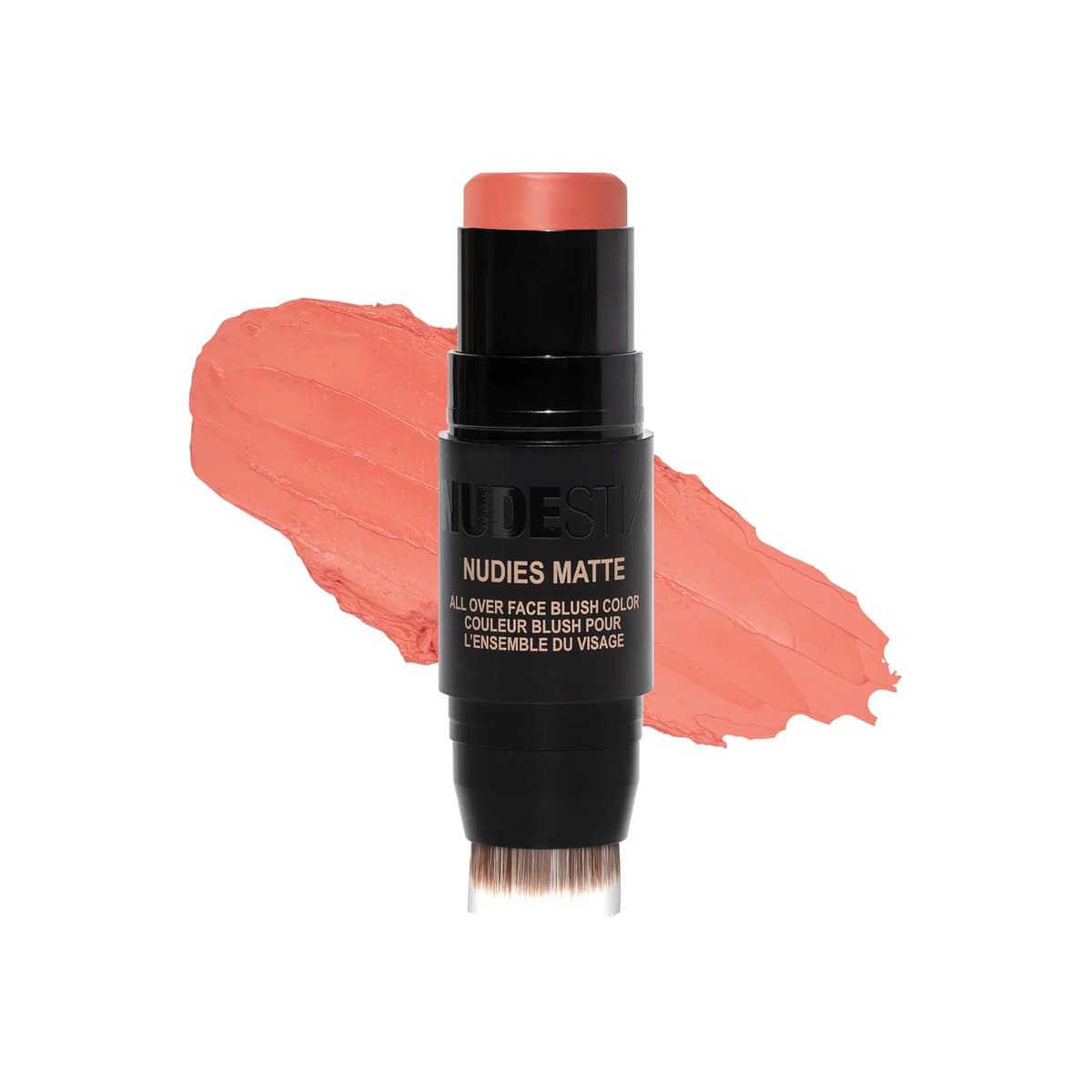 Nudies Matte All Over Face Blush Colour, Nude Peach
