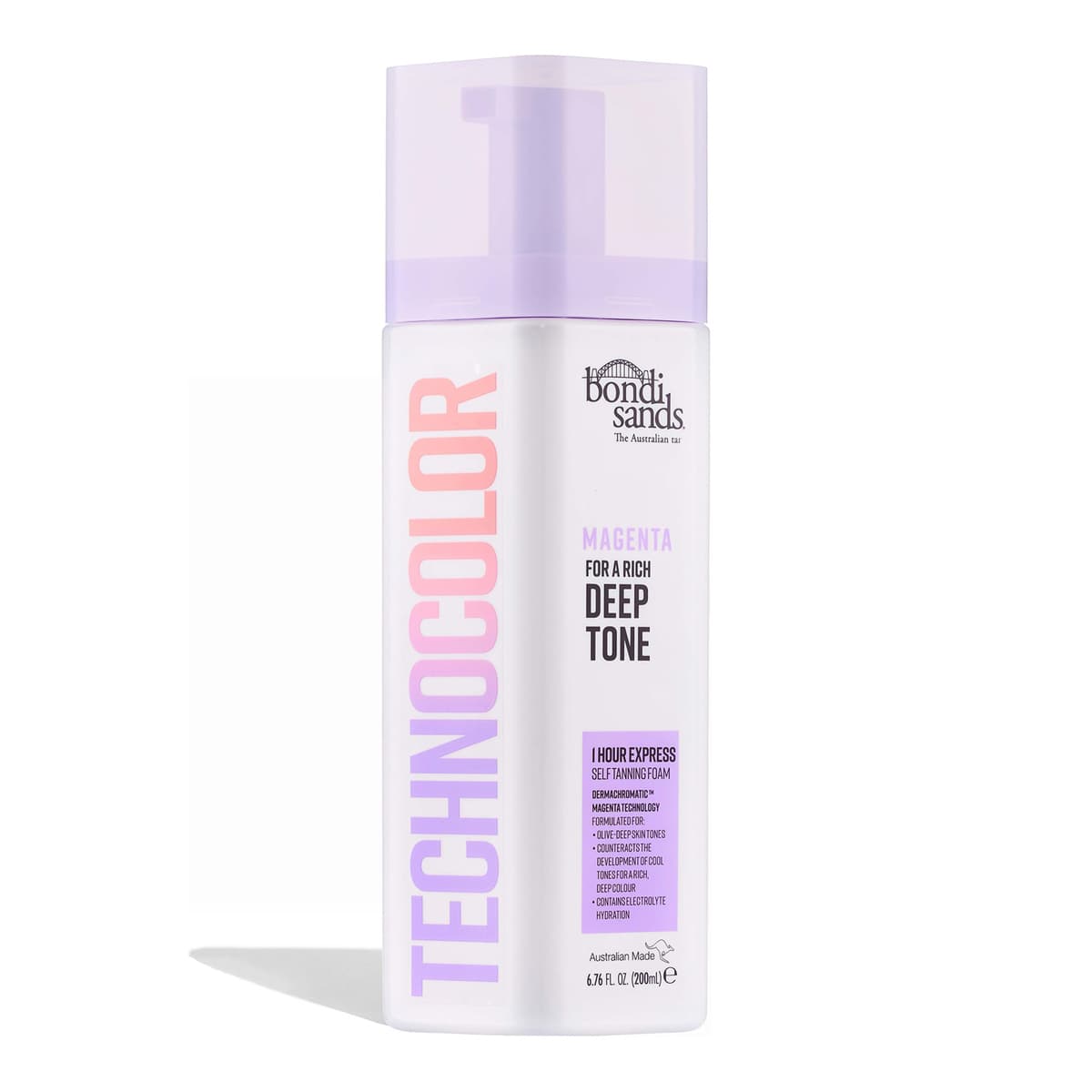 Technocolor 1 Hour Express Self Tanning Foam - Magenta