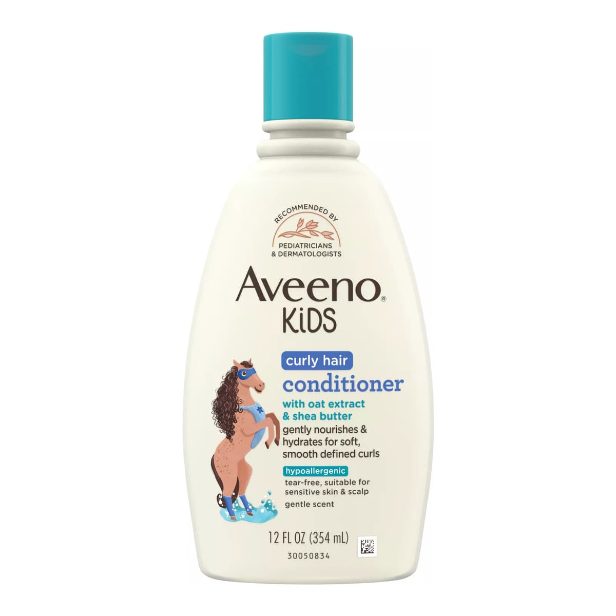 Kids' Curly Hair Hydrating Conditioner, Curly Hair Products with Shea Butter, Gentle Scent