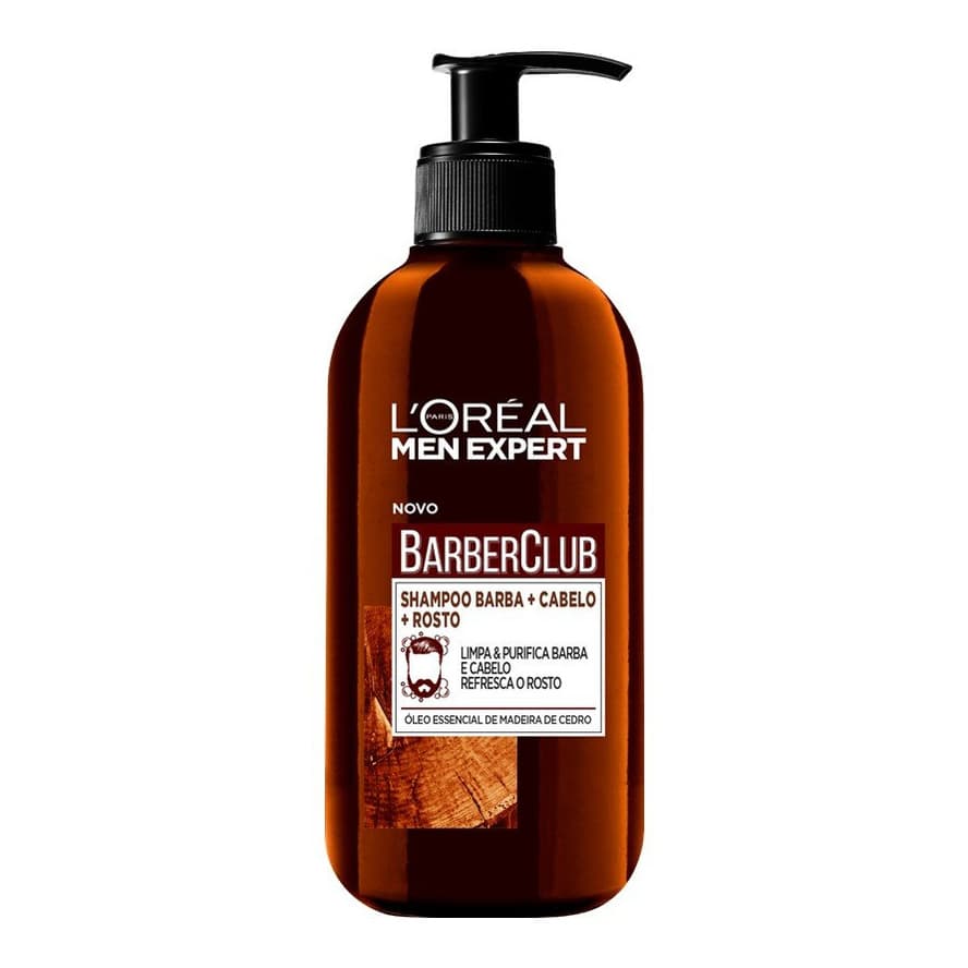 Men Expert Barber Club Beard, Face & Hair Wash