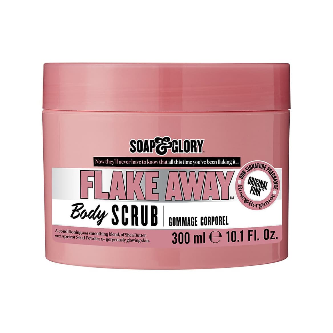 Flake Away Exfoliating Body Scrub Original Pink
