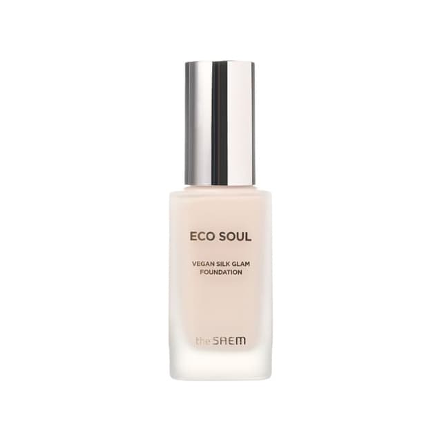 Eco Soul Vegan Silk Glam Foundation, #23 Natural Beige