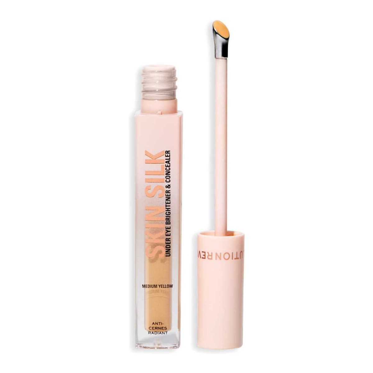 Skin Silk Serum Under Eye Brightener & Concealer, Medium Yellow