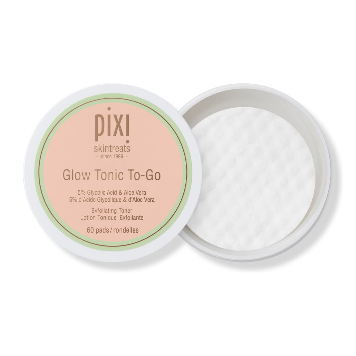 Glow Tonic To-Go 5% Glycolic Acid Exfoliating Toner Pads