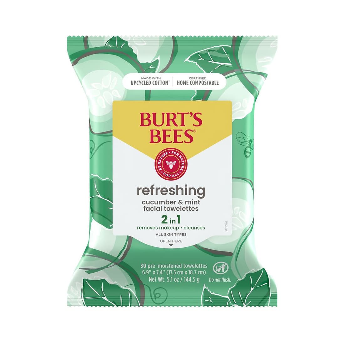 Refreshing Facial Towelettes with Cucumber & Mint Cucumber & Mint