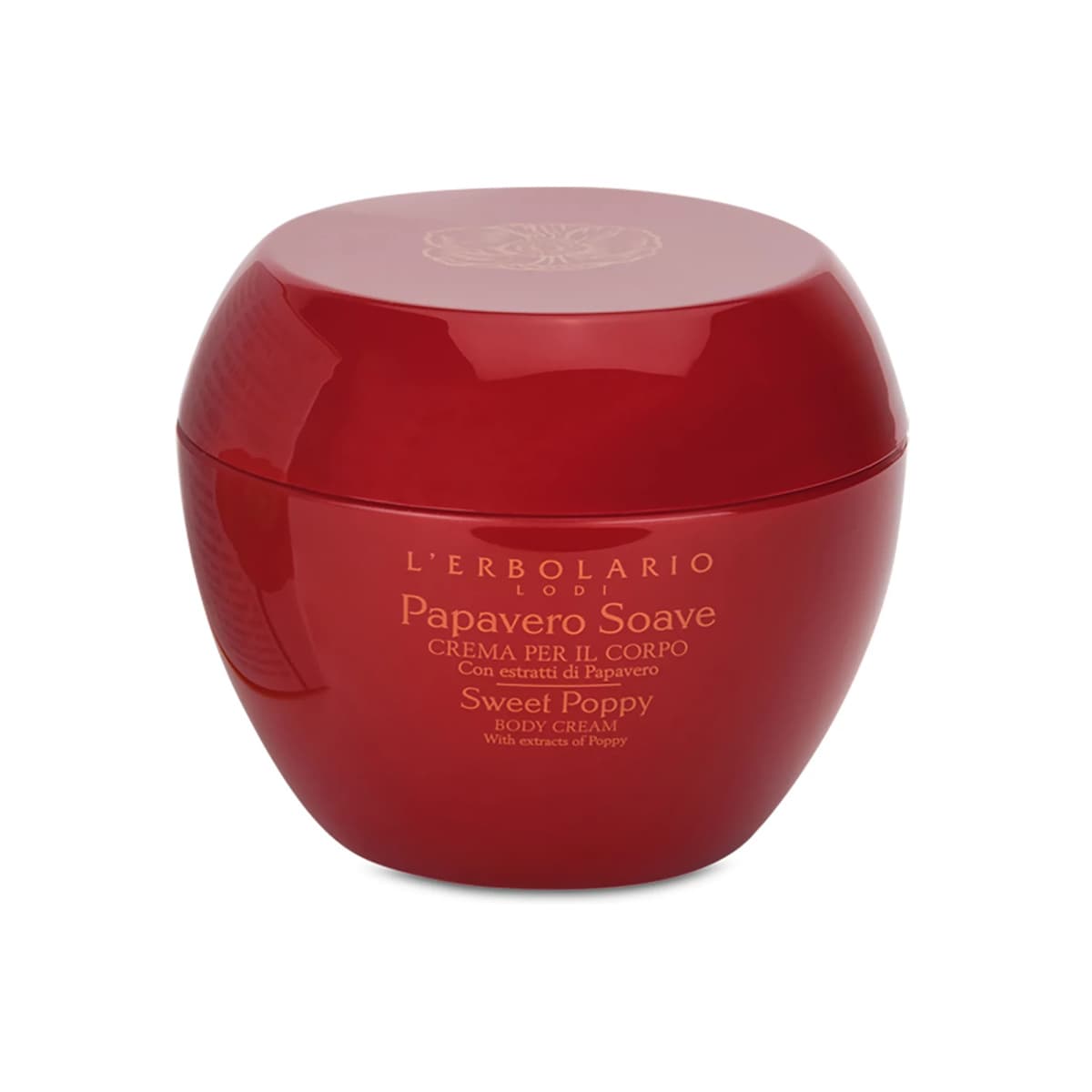 L'Erbolario Sweet Poppy Body Cream - Body Cream for Dry Skin