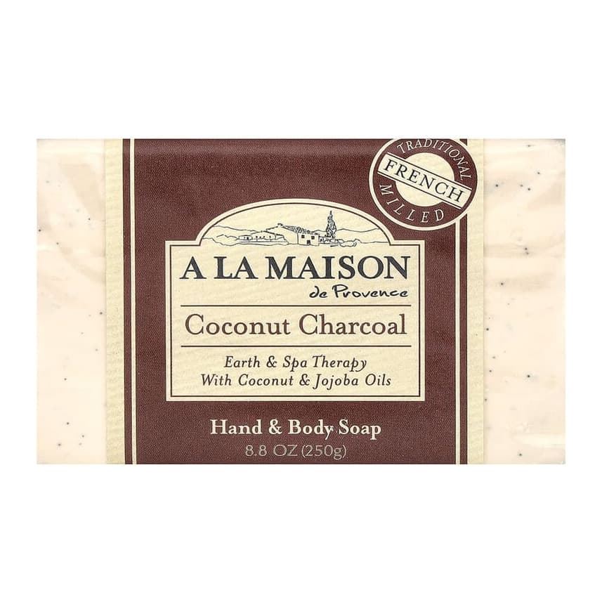 Hand & Body Bar Soap, Coconut Charcoal