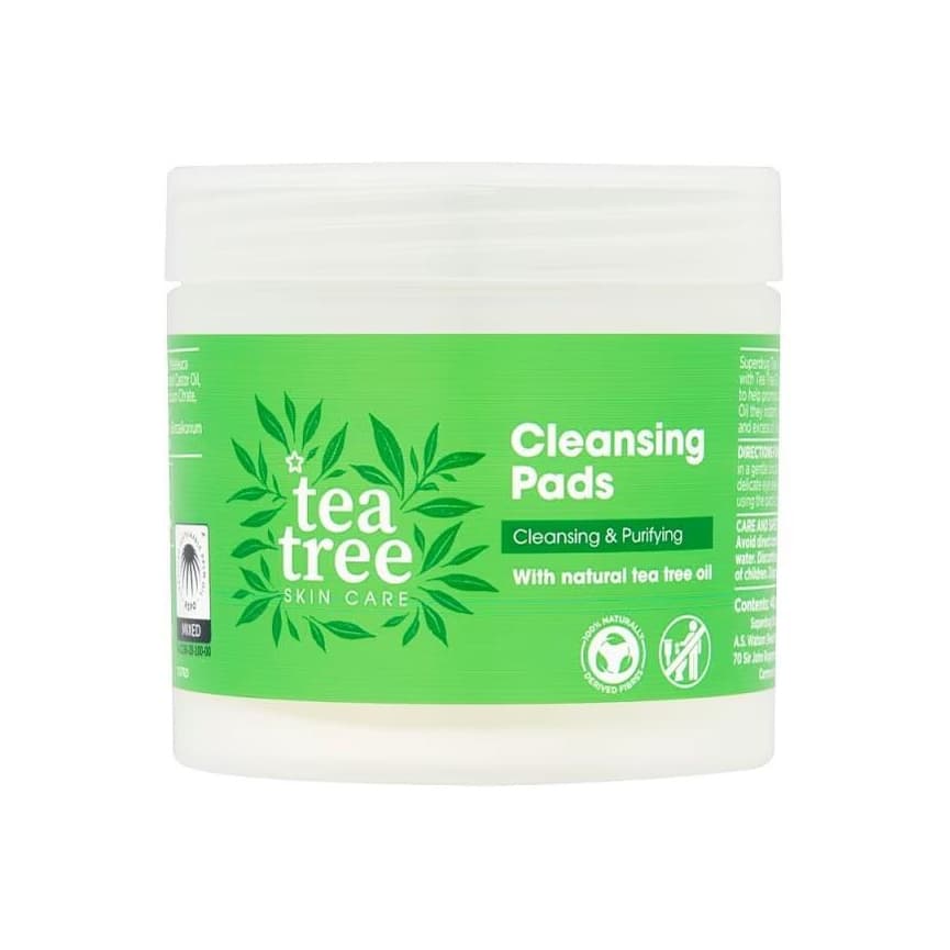 Superdrug Tea Tree Cleansing Pads Bio