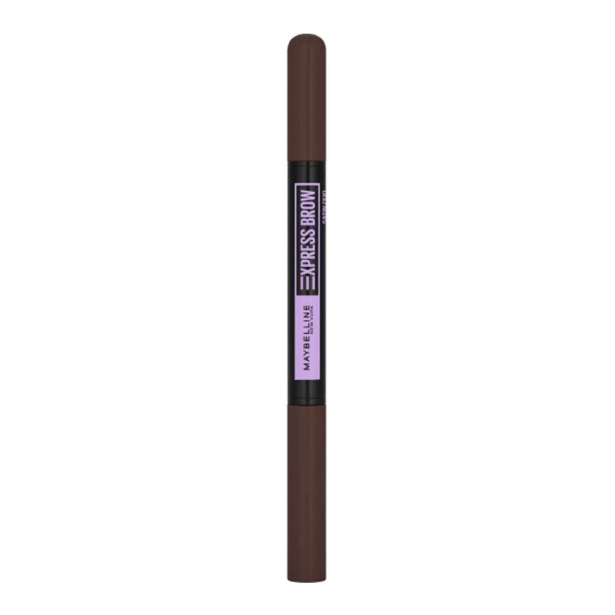 Express Brow Duo Eyebrow Filling, Natural Looking 2-In-1 Pencil Pen + Filling Powder, #04 Dark Brown