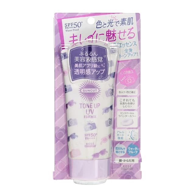 Suncut Tone Up UV Essence Sunblock SPF 50+ PA++++, Lavender