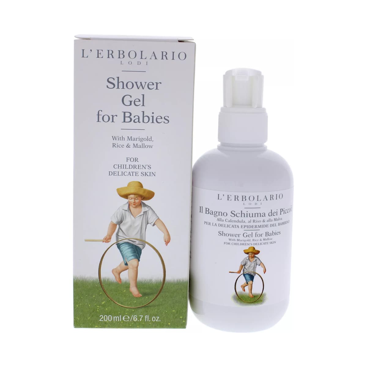 Shower Gel for Babies by LErbolario for Kids - Shower Gel