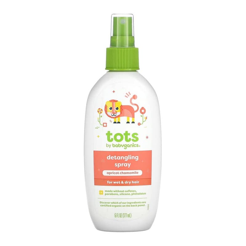 Tots Detangling Spray, Apricot Chamomile