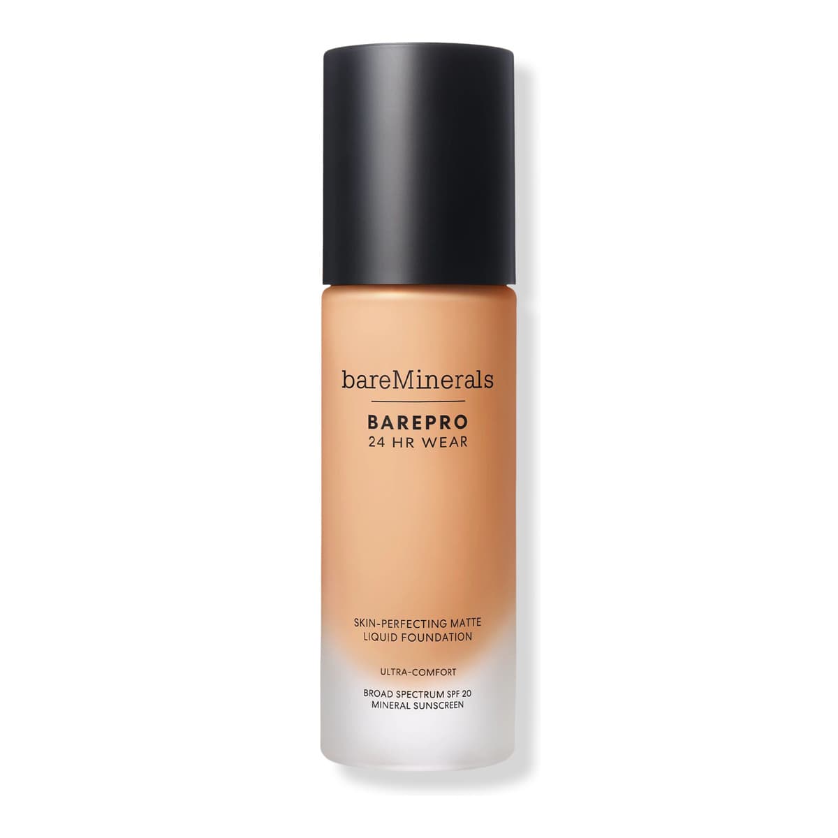 BAREPRO 24HR Wear Skin-Perfecting Matte Liquid Foundation Mineral SPF 20, Light 27 Neutral