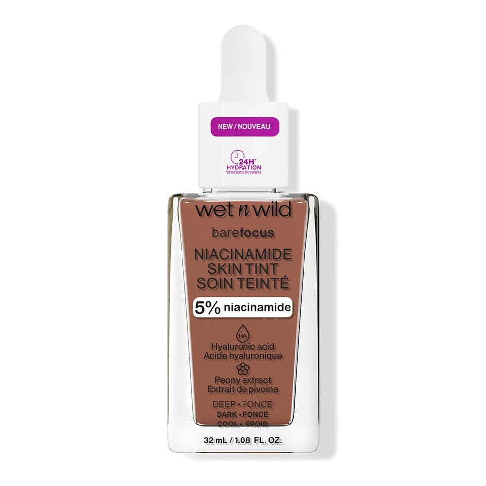 Bare Focus Niacinamide Skin Tint, Deep