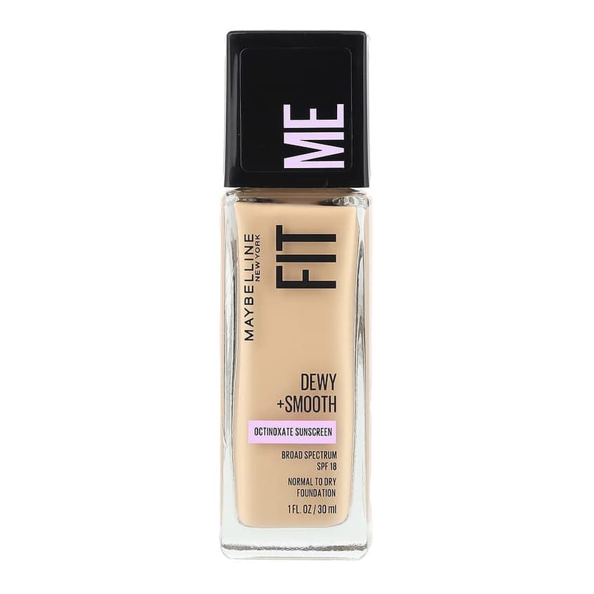 Fit Me, Dewy + Smooth Foundation, SPF 18