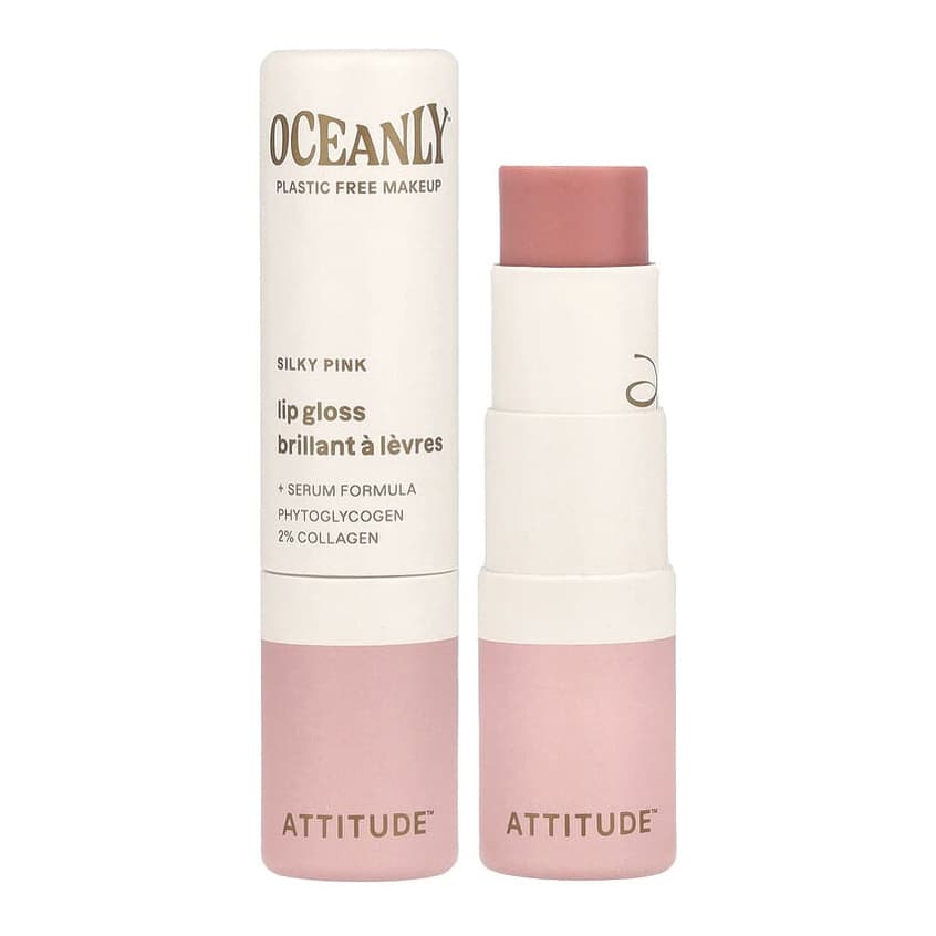 Oceanly™, Lip Gloss, Silky Pink