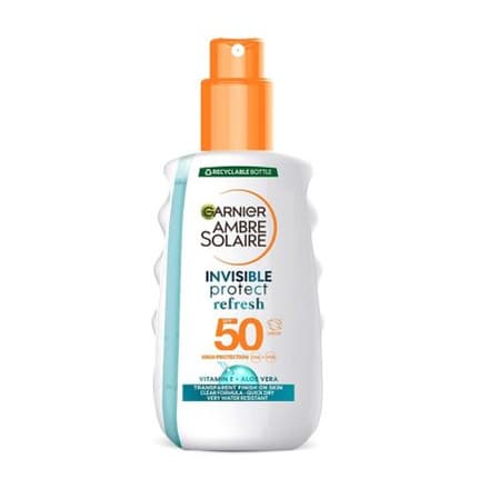 Ambre Solaire Invisible Protect Refresh Sun Protection Spray SPF50