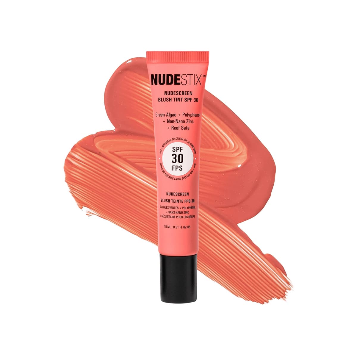 Nudescreen Blush + Lip Tint SPF 30, Peaches N' Sol