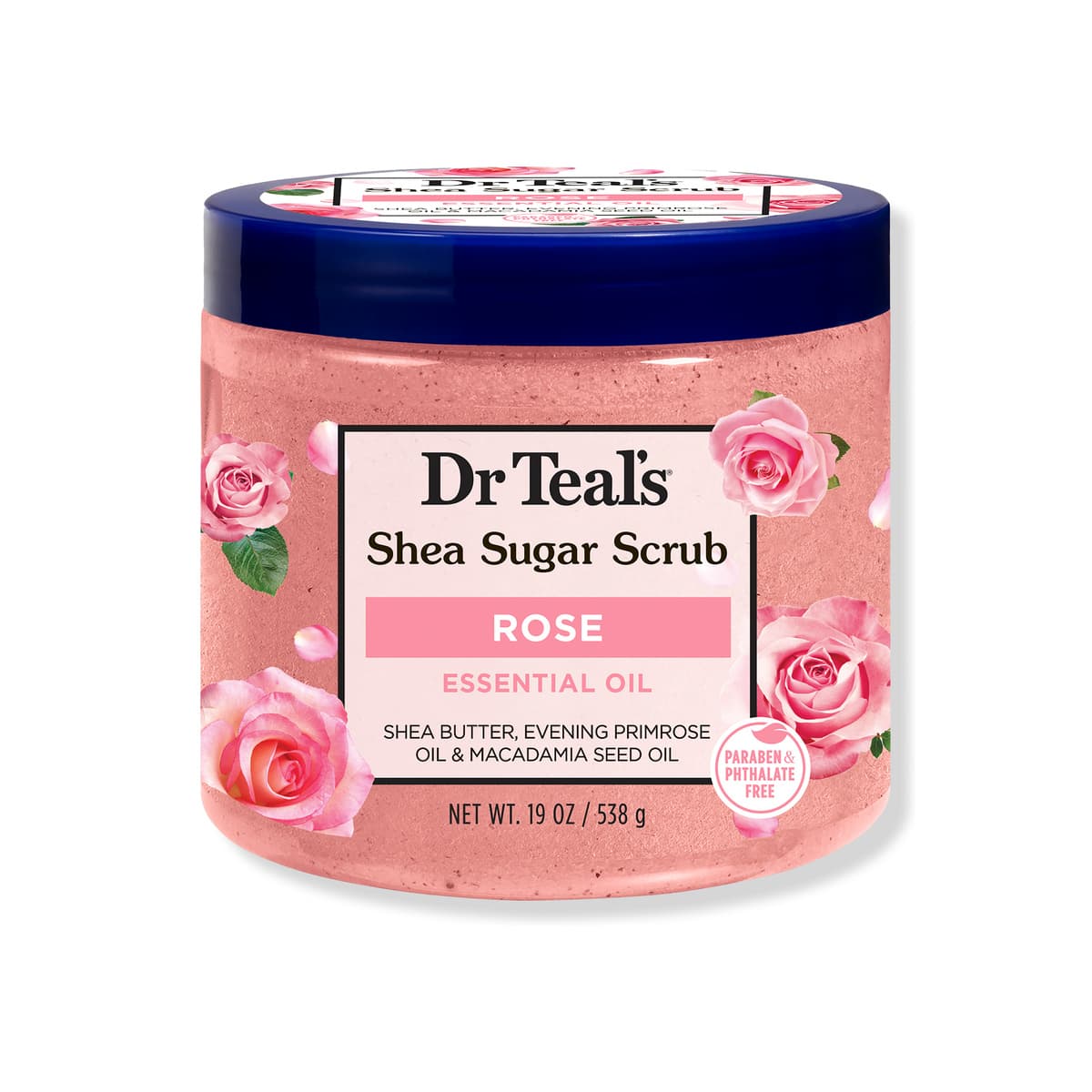 Shea Sugar Scrub with Rose Essential Oil & Macadamia Oil