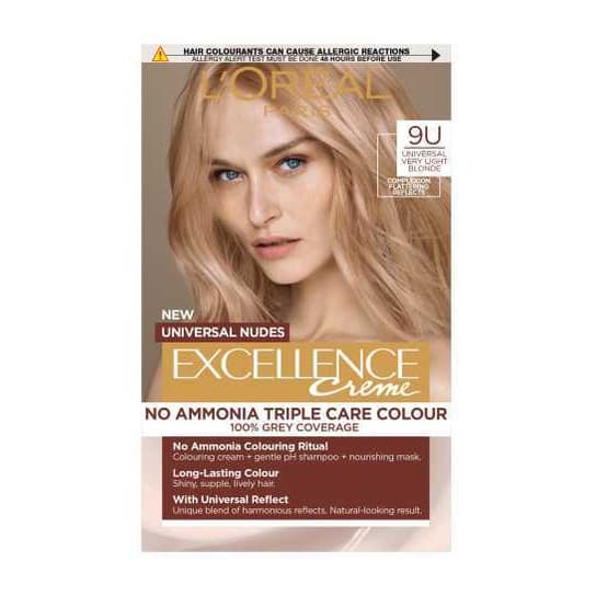 Excellence Crème Universal Nudes 9U Blonde Hair Dye