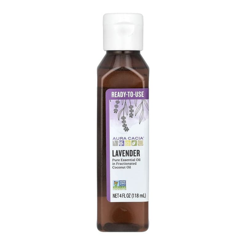 Pure Essential Oil in Fractionated Coconut Oil, Lavender