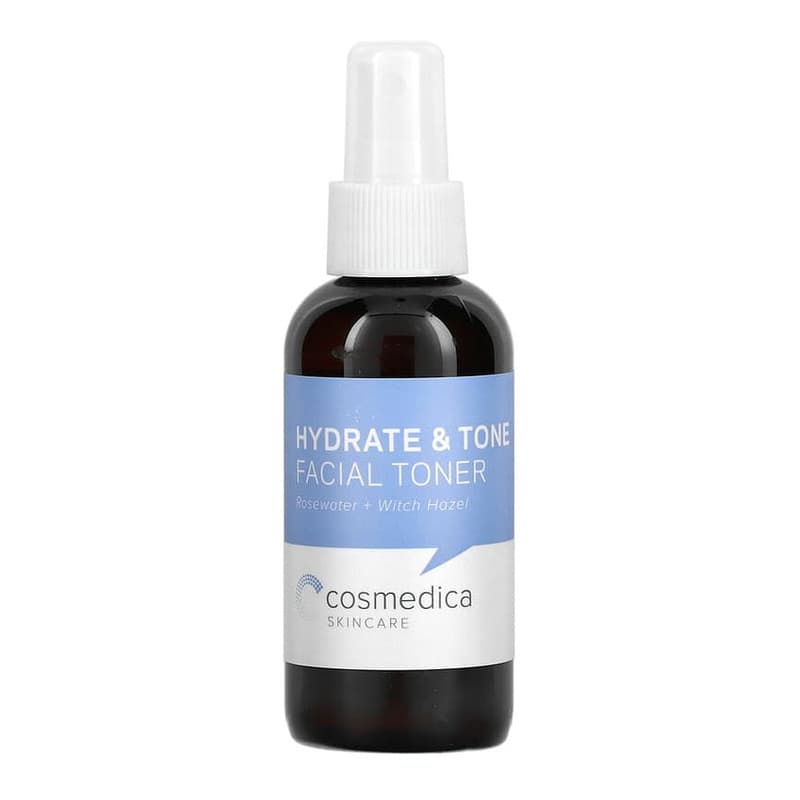 Hydrate & Tone Facial Toner, Rosewater + Witch Hazel