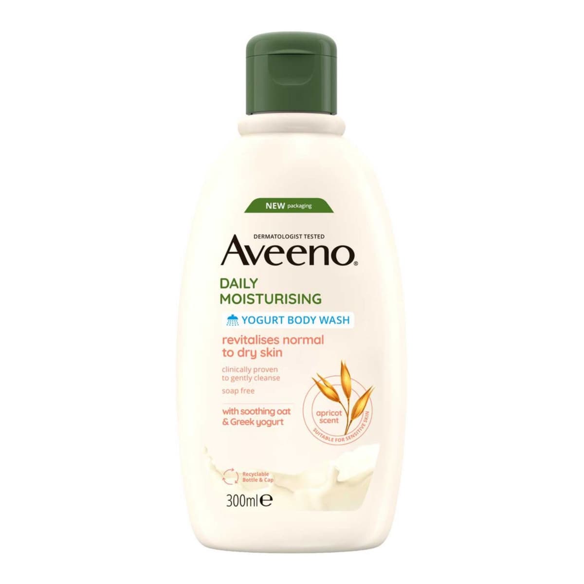 Daily Moisturizing Yogurt Body Wash – Apricot & Honey Scented