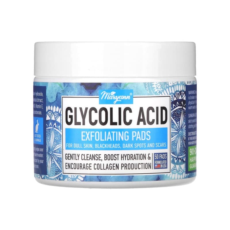 Glycolic Acid, Exfoliating Pads