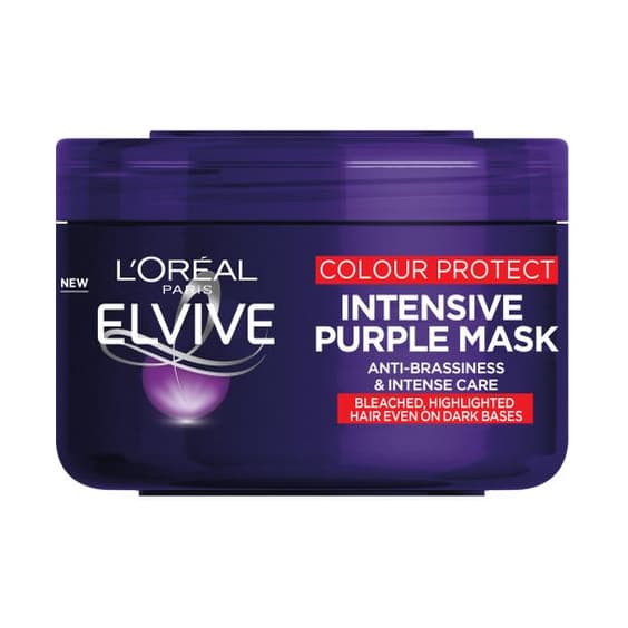 Paris Elvive Colour Protect Anti-Brassiness Purple Hair Mask for Coloured or Highlighted Hair