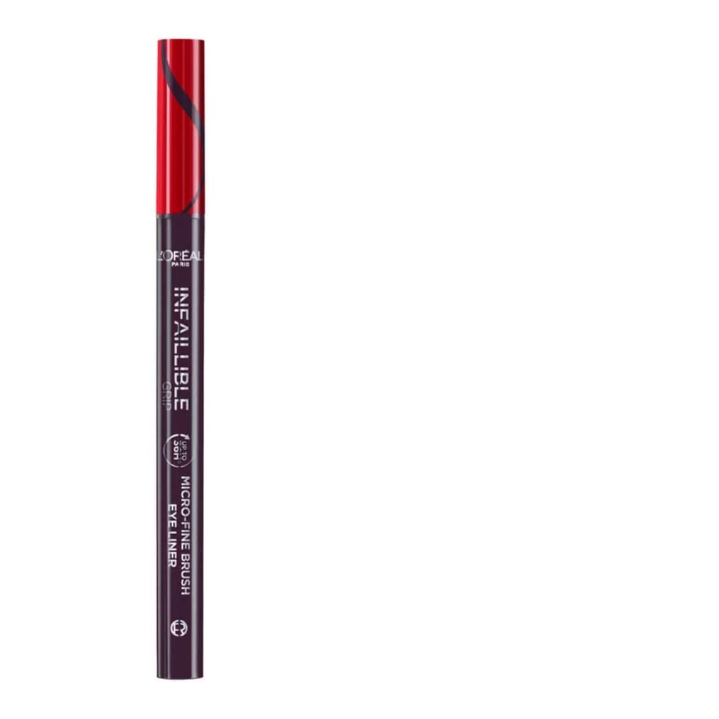 Paris Infallible Grip Micro Fine 0.01mm 36H Eyeliner Obsidian Black, obsidian dew berry