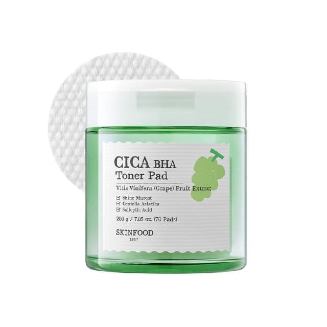 Shine Muscat Cica BHA Toner Pad