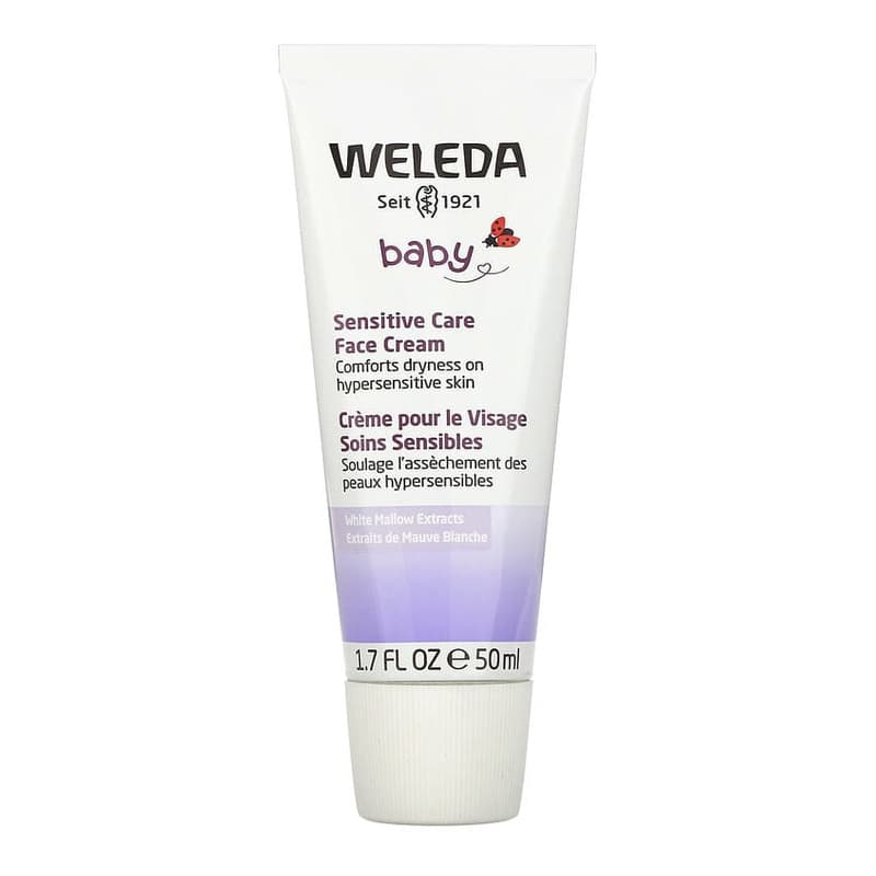 Baby, Sensitive Care Face Cream, White Mallows Extracts