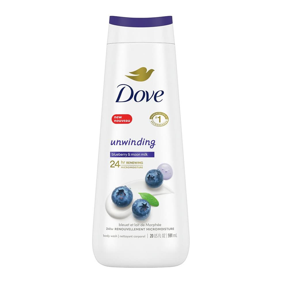 Body Wash Unwinding Blueberry & Moon Milk