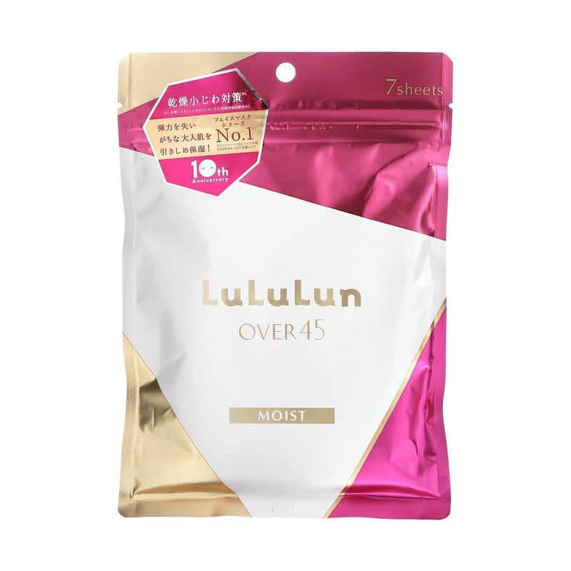 Over 45 Beauty Sheet Mask, Moist Camellia Pink 045C 2KS
