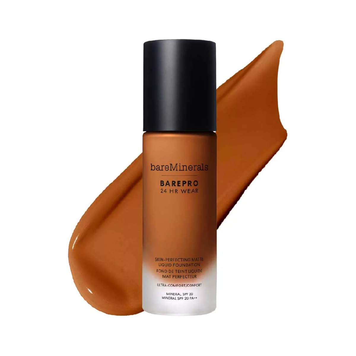 Barepro 24hr Matte Comfort Liquid Foundation Mineral SPF20, deep 51 warm