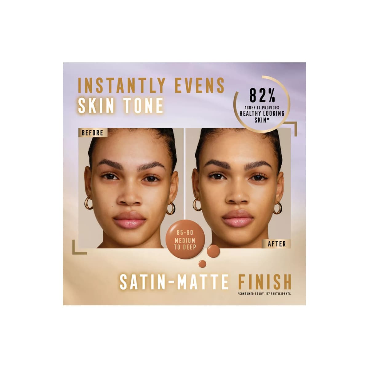 Miracle Pure Skin Reset Serum Foundation, Medium to Deep 85 to 90
