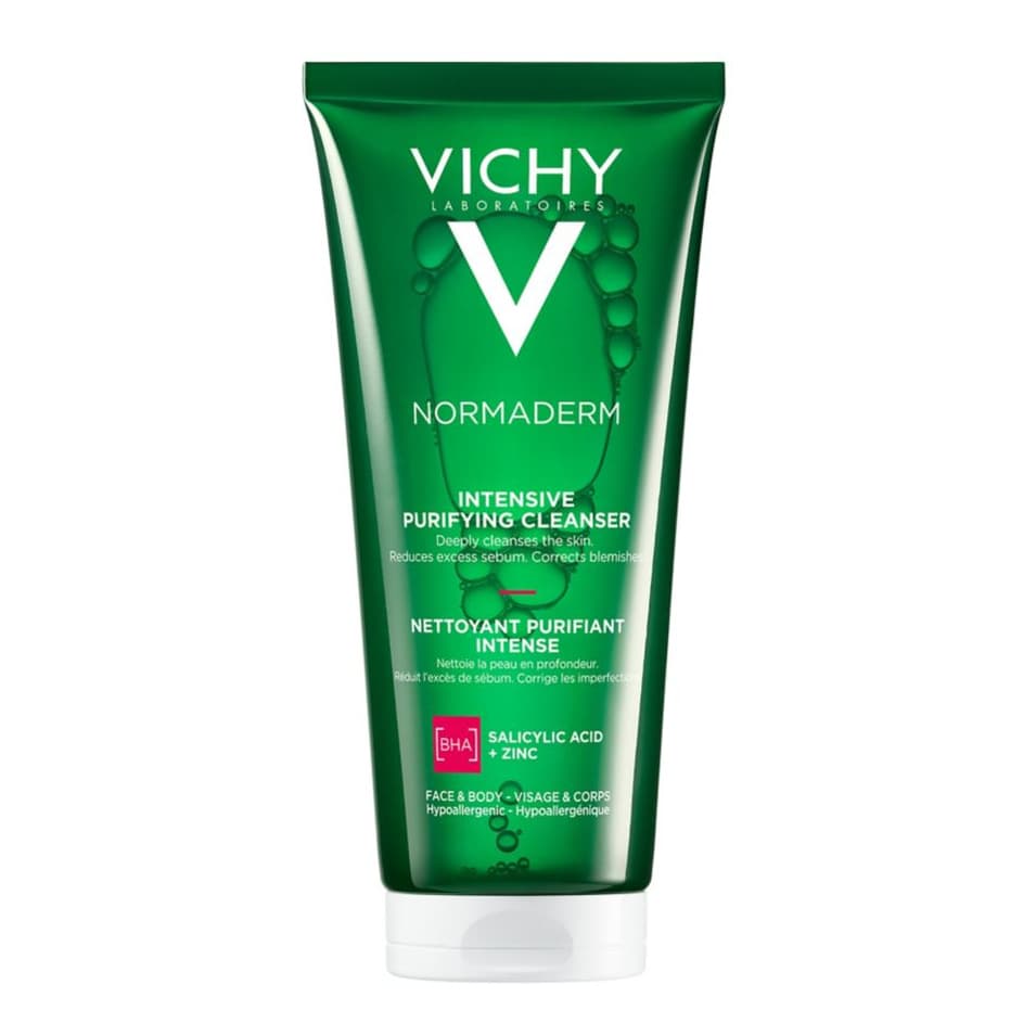VichyNormadermIntensive PurifyingFoaming Cleanser Gel, Blemish Prone Skin for Face andBody