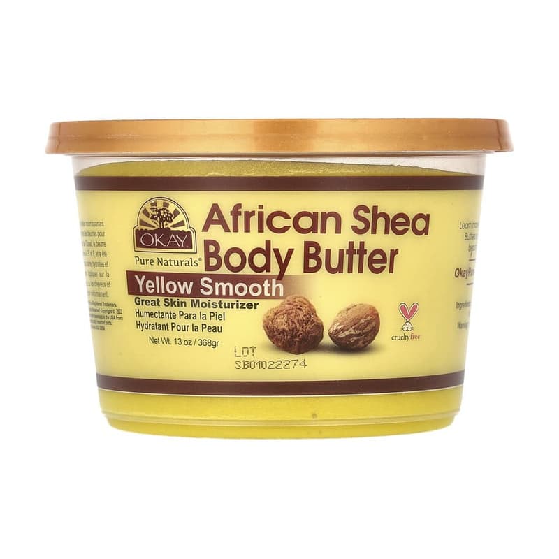 African Shea Body Butter, Yellow Smooth