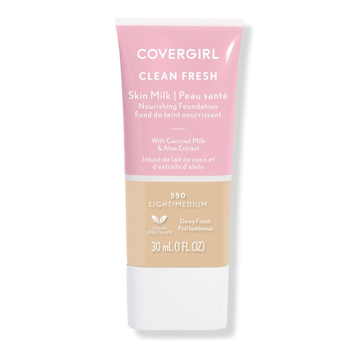 Clean Fresh Skin Milk Foundation, Light/Medium 550