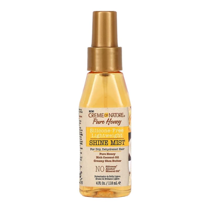 Pure Honey, Silicone-Free Lightweight Shine Mist