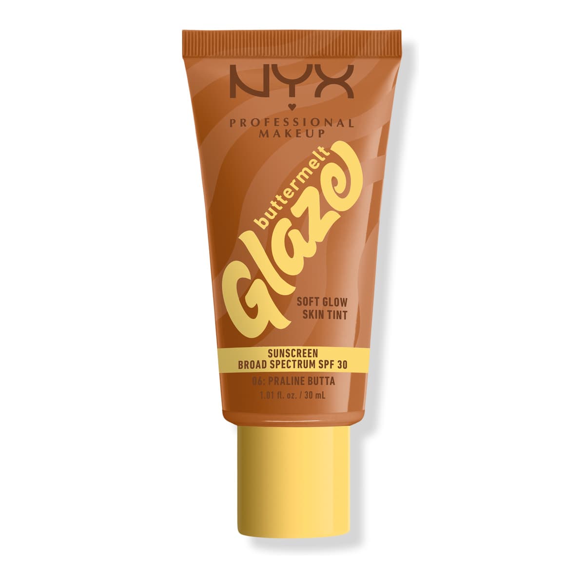Buttermelt Glaze Skin Tint SPF 30, Praline Butta