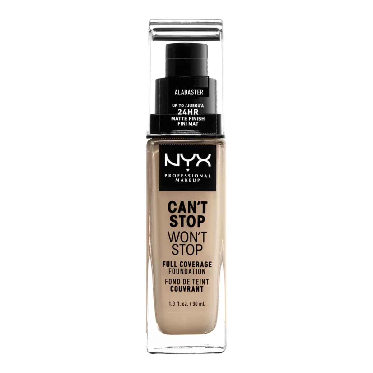 Can't Stop Won't Stop Full Coverage Foundation, Alabaster