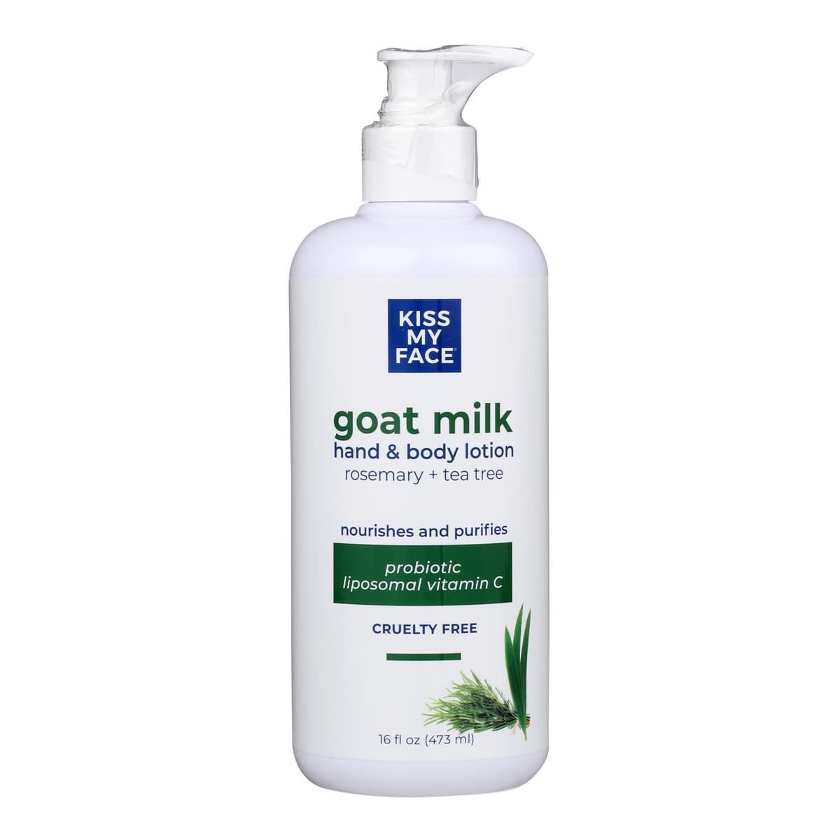 Rosemary and Tea Tee Goat Milk Hand and Body Lotion - 16 fz